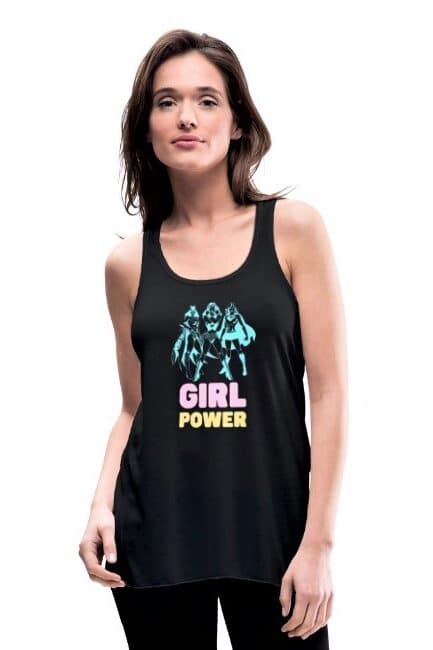 womens anime workout tank tops
